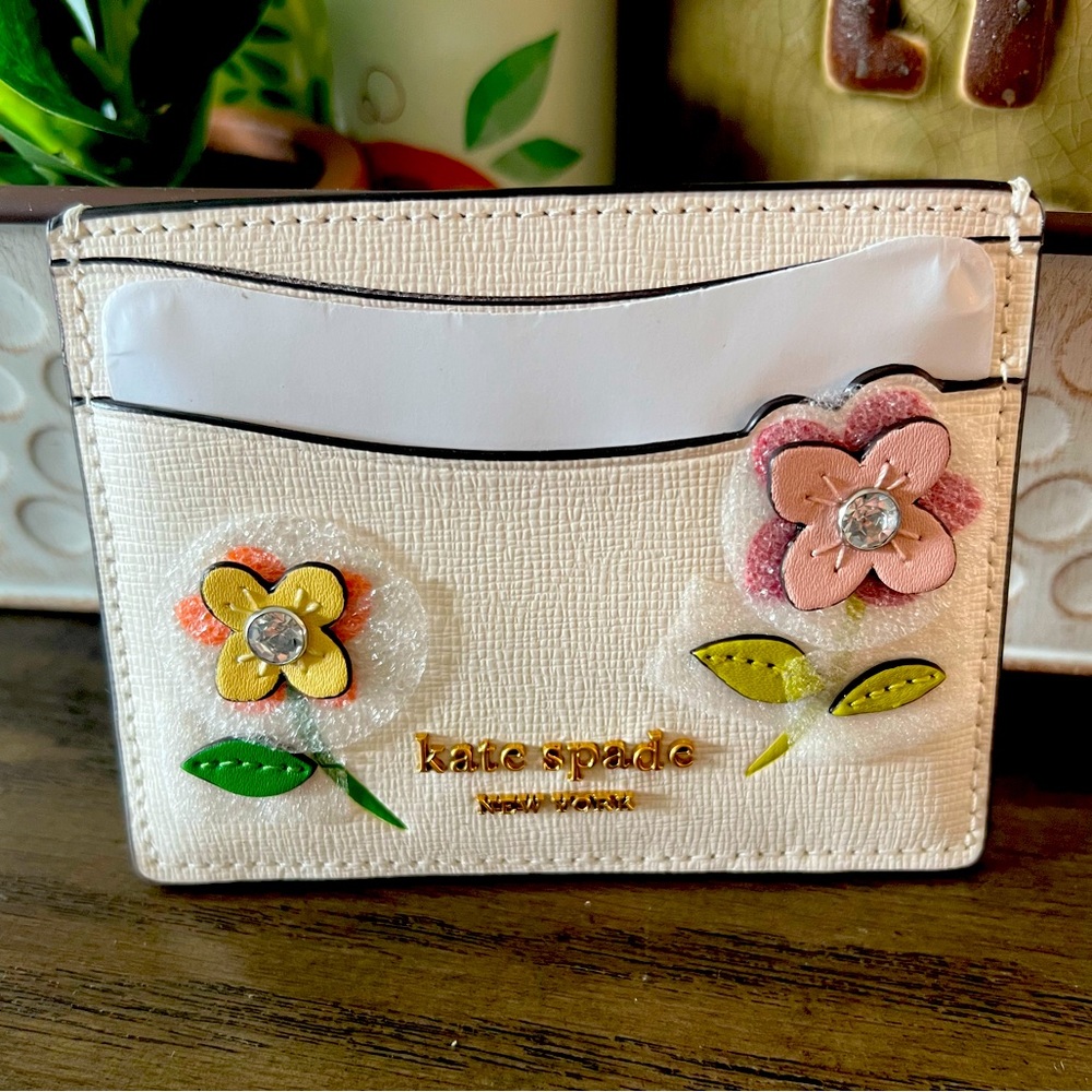 *SOLD!* Cute floral Kate Spade card holder